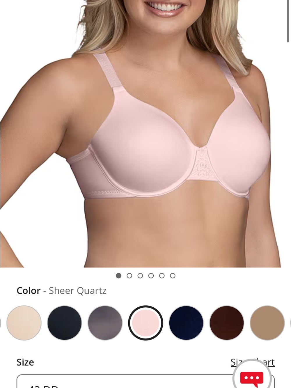 Vanity Fair Smoothing Underwire Bra
